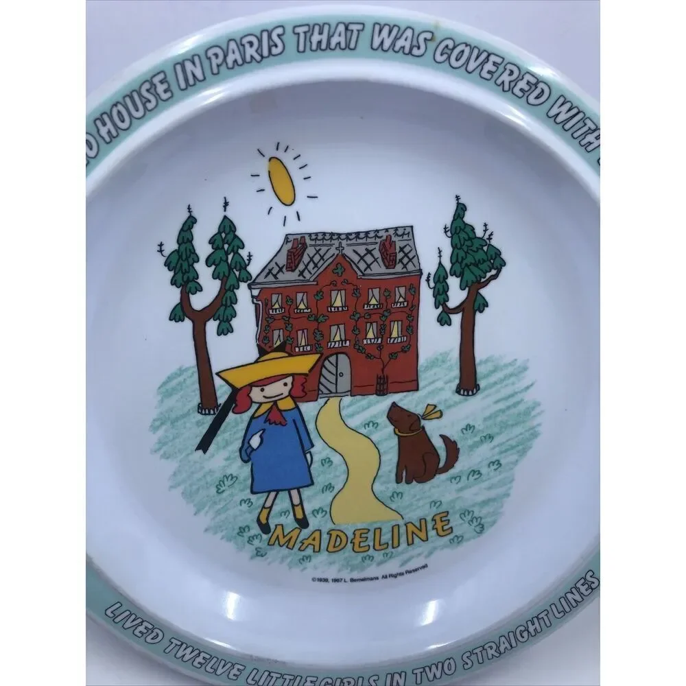 Vintage Madeline Children’s Plate Taiwan Eden